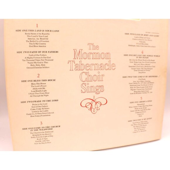 Vintage 1970s The Mormon Tabernacle Choir Sings Vinyl Records 1-5 Readers Digest - Picture 5 of 14